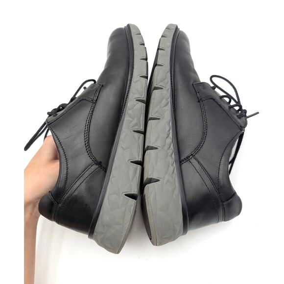 Johnston & Murphy Connor Plain Toe Derby Shoes Men's Black Size US8M EU41 - Picture 5 of 10